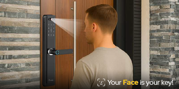 LAVNA LA24 Smart Face Door Lock | 8 Way Unlock LAVNA LA24 Smart Face Door Lock | 8 Way Unlock