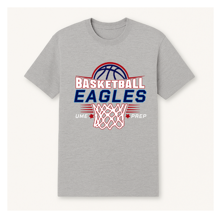 Eagles Basketball Grey