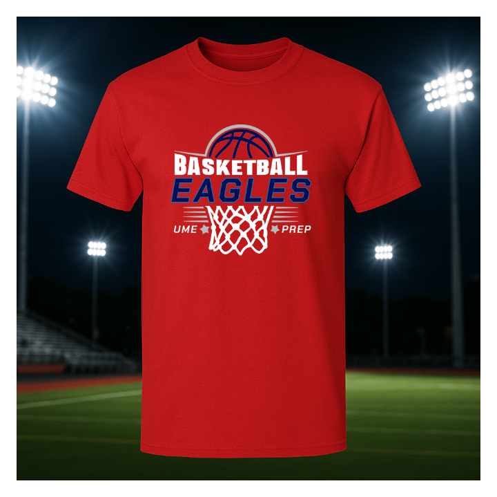 Eagles Basketball Red