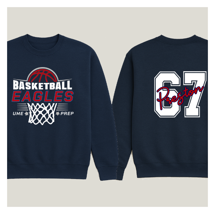 Eagles Basketball Navy