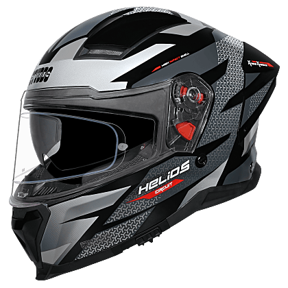 STUDDS HELIOS D2 CIRCUIT BLACK N4 GREY D/V (M)