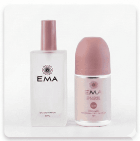 Ladies Pink Perfume Set