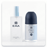 Ladies Blue Perfume Set