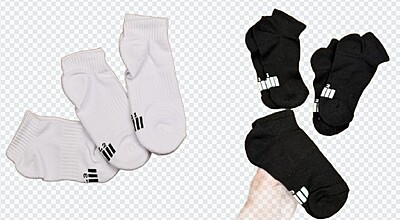 Ankle White Socks 3 Pcs