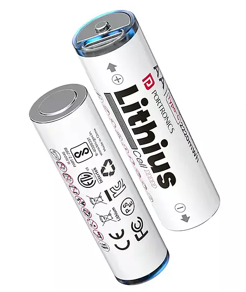 Portronics AA Lithius Cell USB-C Rechargeable Lithium-ion Battery