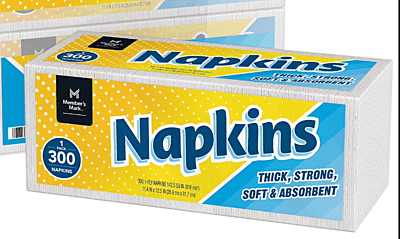 Napkins 300 count White