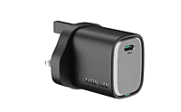 Green Lion SUPRA 33W GaN Wall Charger, USB-C PD 30W & PPS 33W Fast Charging, Compact UK 3-Pin Plug