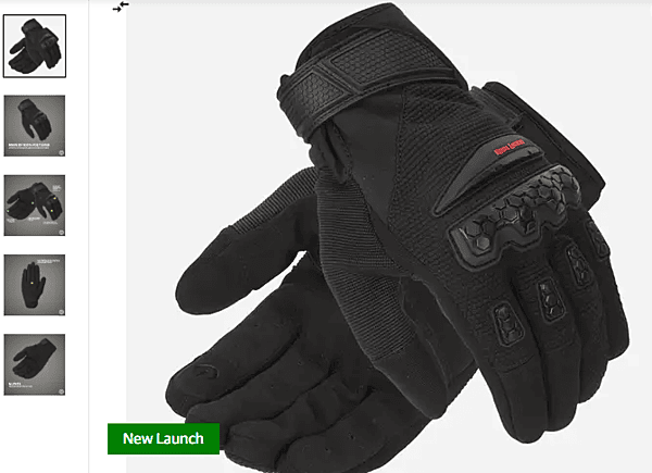 ROYAL ENFIELD URBAN HUSTLER RIDING GLOVES BLACK XL