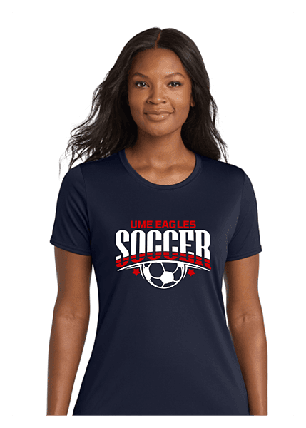 UME Women's Soccer Practice Shirt with Name/Number