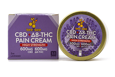 Delta-8 THC Pain Cream, High Strength | 1 Jar