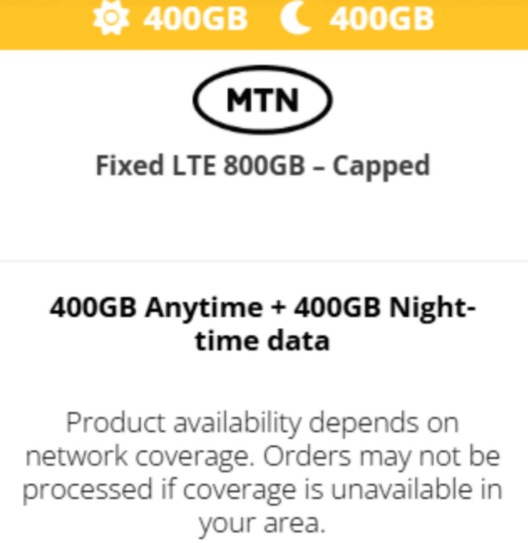 Fixed LTE 800GB - Capped