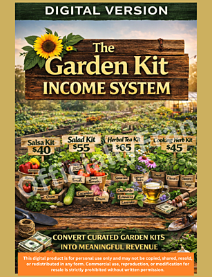 Garden Kit Income System-Seedling Starter
