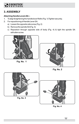 Eibenstock Positron KBM 50 2 Magnetic Core Drilling Machine