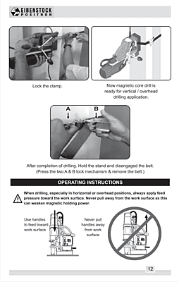Eibenstock Positron KBM 50 2 Magnetic Core Drilling Machine