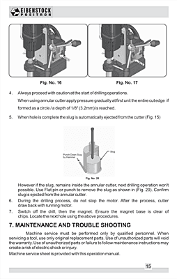Eibenstock Positron KBM 50 2 Magnetic Core Drilling Machine
