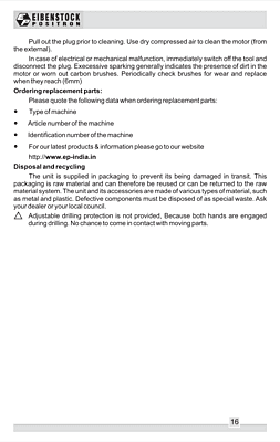 Eibenstock Positron KBM 50 2 Magnetic Core Drilling Machine