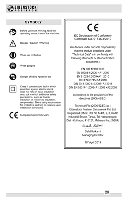 Eibenstock Positron KBM 50 2 Magnetic Core Drilling Machine
