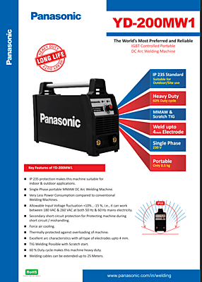 Panasonic YD 200MW1 Welding Machine