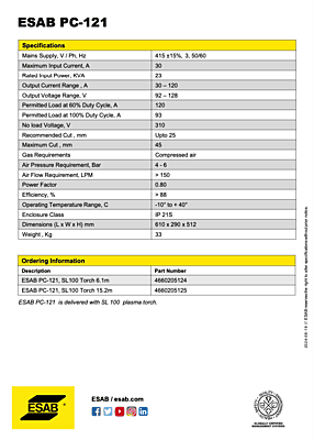ESAB PC-121