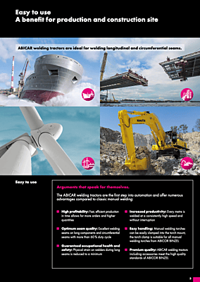 ABICAR welding tractors