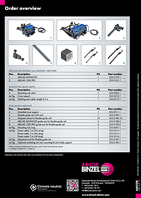 ABICAR welding tractors