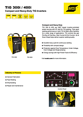 TIG 300i / 400i