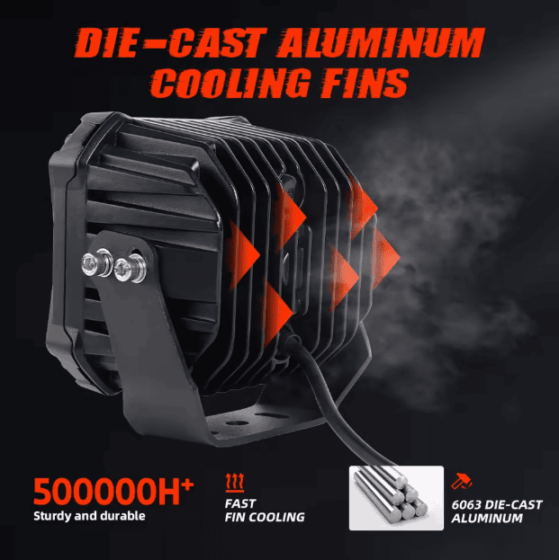 5inch Driving Beam + Amber Backlit 10600 L