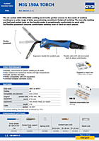 TOPARC MIG 150A Torch - Flexible - Air - 3m - Steel (Ø0.8mm-M6)