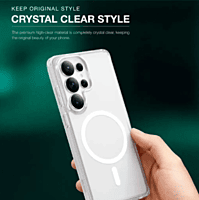 Green Lion 3-in-1 S26 Ultra Bundle: Privacy Glass + MagSafe Case + 45W GaN Charger