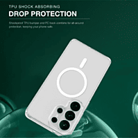 Green Lion 3-in-1 S26 Ultra Bundle: Privacy Glass + MagSafe Case + 45W GaN Charger