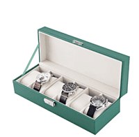Green Lion Classic Watch Box 6 slots with Glass