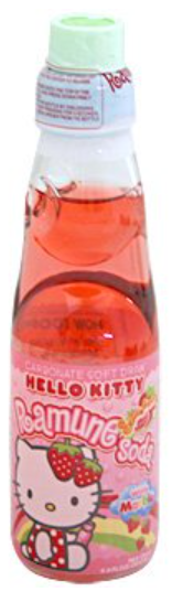 Hello Kitty Ramune Drink Strawberry_30/6.6oz