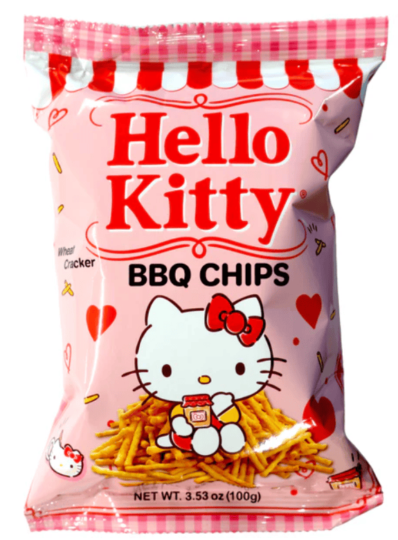 Hello Kitty Wheat Cracker BBQ Chips_20/100g