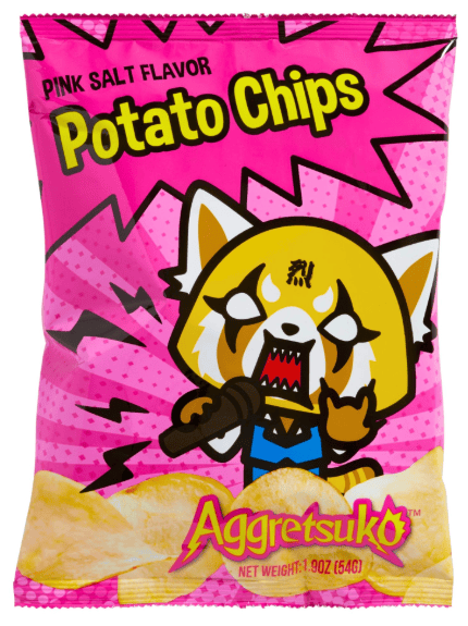Aggretsuko Pink Salt Flavor Potato Chips_12/54g