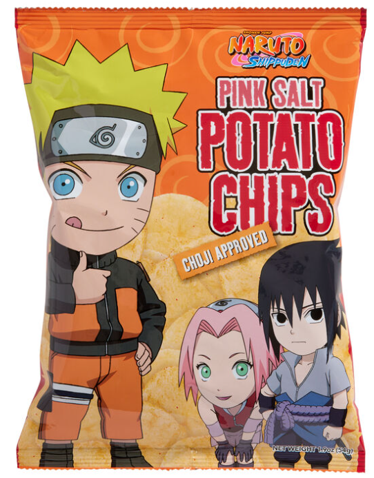 Naruto Shippuden Pink Salt Potato Chips_12/54g