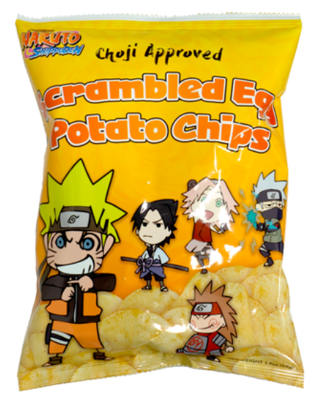 Naruto Shippuden Scrambled Egg Potato Chips_12/54g
