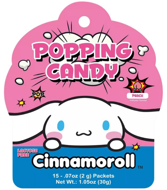CIinnamo Roll Popping Candy Peach Flavor (30g)_4/12/1.05oz