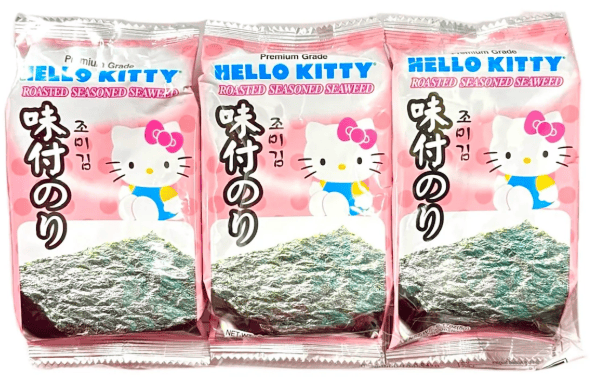 Hello Kitty Roasted Seasoned Seaweed (5g x 3/pack)_24/15g