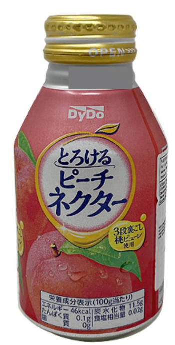Dydo Torokeru Peach Nectar 270g 24/9.5 oz