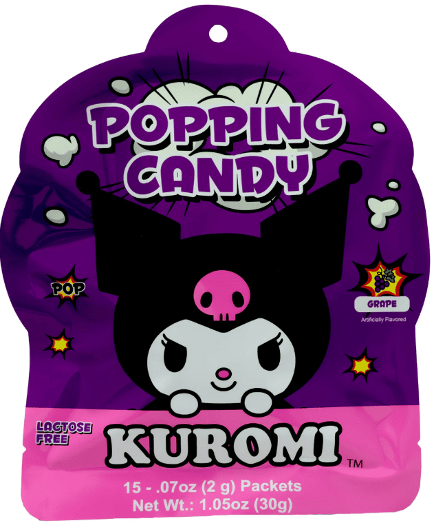 (CH#2616627) Kuromi Popping Candy Grape Flavor (30g)_4/12/1.05oz
