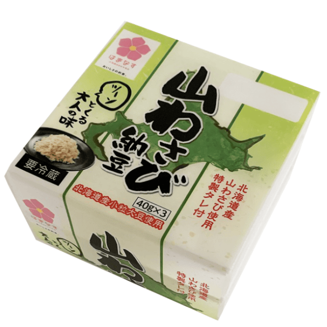 Hamanasu Yamawasabi Natto 40g x 3p_2/24/4.2 oz