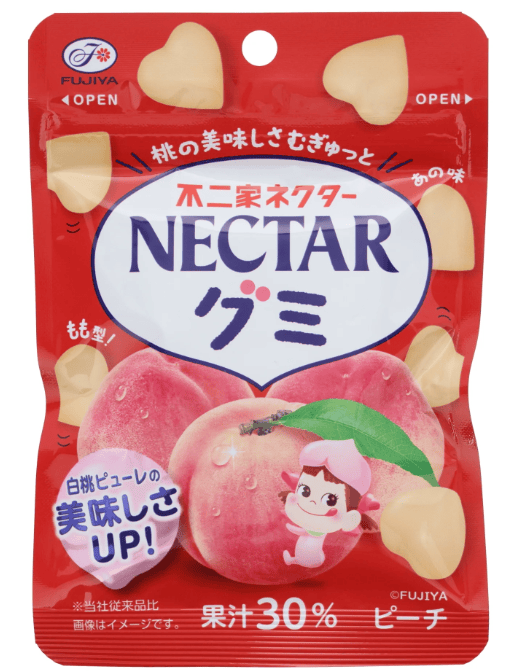 TD)R)Fujiya Nectar Gummy Peach 48g_12/10/1.6oz