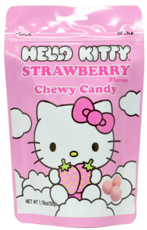 Hello Kitty Chewy Candy Strawberry Flavor (50g)_5/8/1.76oz