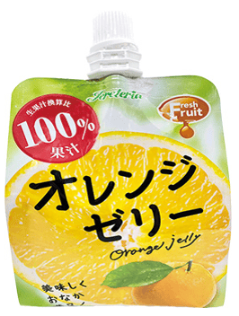 Seiu Fresh Fruit Orage Pouch Jelly 180g_2/24/6.3oz