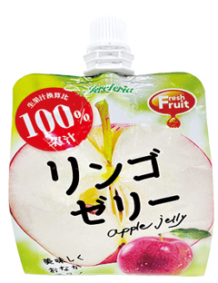 Seiu Fresh Fruit Apple Pouch Jelly 180g_2/24/6.3oz