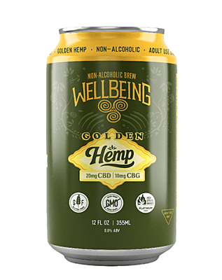 Golden Hemp Brew - 20mg CBD + 10mg CBG | 1 Case of 24 Golden Hemp Brew - 20mg CBD + 10mg CBG | 1 Case of 24