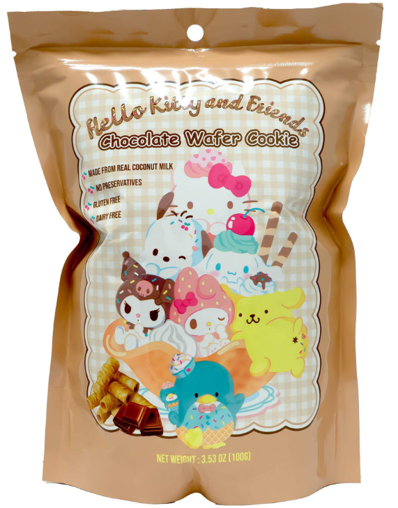 Hello Kitty Chocolae Wafer Cookie 100g _ 12/3.53oz