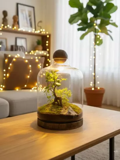 Enchanted Woodland Glass Terrarium