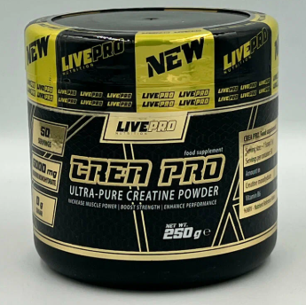LIVE Pro Nutrition Crea Creatine 50 servings | كرياتين لايف برو