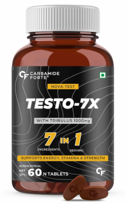 Carbamide Forte Testo-7X 60 Tabs | محفز تستوستيرون تيستو 7 اكس